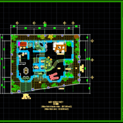 Alternative view of Bản vẽ thiết kế Biệt thự 13x8.6m x 3 tầng - có tầng hầm