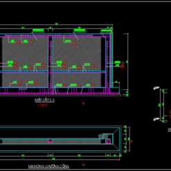 Alternative view of Bản vẽ thiết kế cột cờ + băng tin