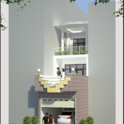 Nhà phố 3.8m x 153m x 3 tầng