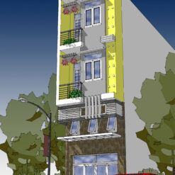 Alternative view of Nhà phố 3,8m x 16,2m x 4 tầng - full