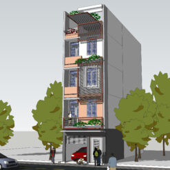 Alternative view of Nhà phố 5 x16m x 5 tầng - full KT