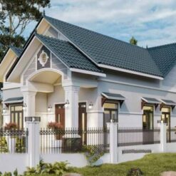 Bản vẽ Cad – Nhà Mái Thái 1 tầng 8×17 xu hướng 2024