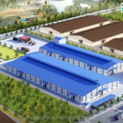 Alternative view of 2 mẫu bản vẽ autocad Nhà xưởng 45x100m và 31x93m