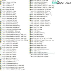 Alternative view of Bản thiết kế nhà máy sản xuất sợi quy mô 20800m2