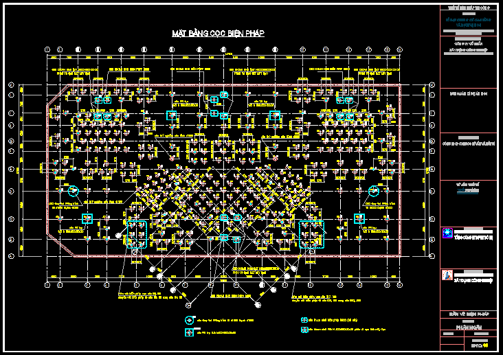 Bản vẽ Biện pháp thi công chi tiết phần hầm