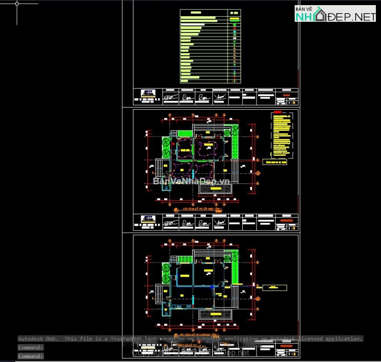 Bản vẽ biệt thự 1 tầng mái nhật phong cách hiện đại kích thước 14.7×13.4m