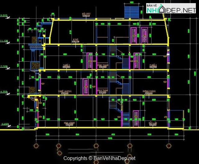Bản vẽ + dự toán kinh phí excel nhiều nhà liền kế khu nhà ở centerhills