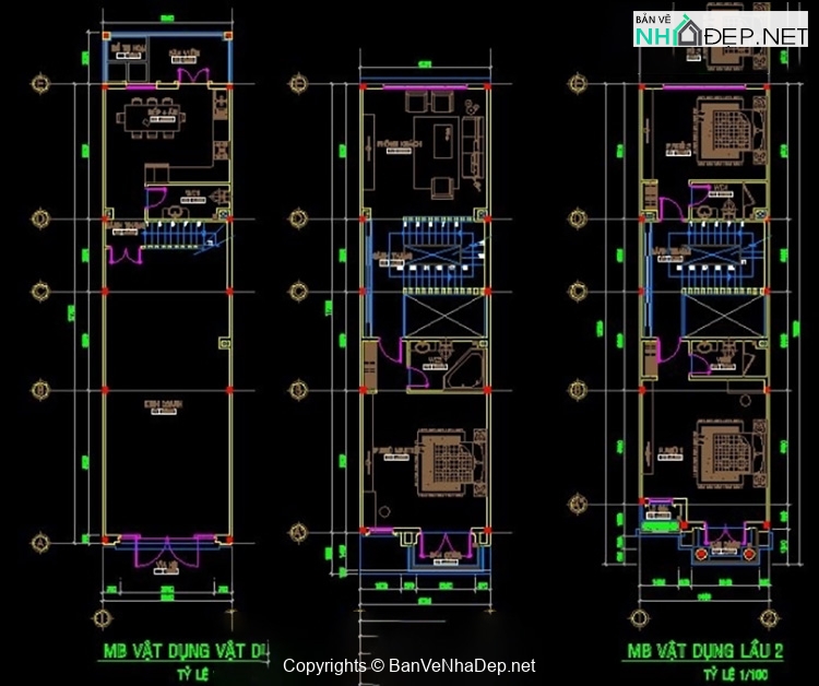 Bản vẽ + dự toán kinh phí excel nhiều nhà liền kế khu nhà ở centerhills