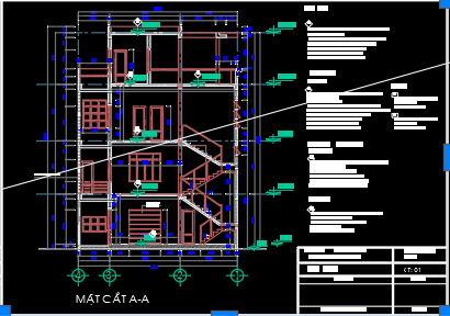 Bản vẽ thiết kế Biệt thự (9,5 X 9,5m) FULL