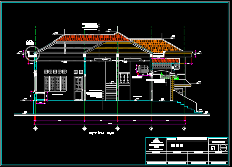 Bản vẽ thiết kế biệt thự có gác lửng