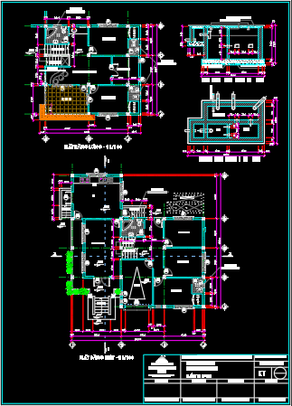 Bản vẽ thiết kế biệt thự có gác lửng