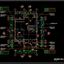 Bản vẽ thiết kế biệt thự đơn lập khu Vinhomes Riverside Sài Đồng
