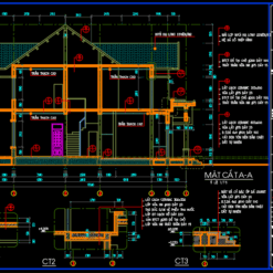 Bản vẽ thiết kế Biệt thự Đức Thọ - Hà Tĩnh