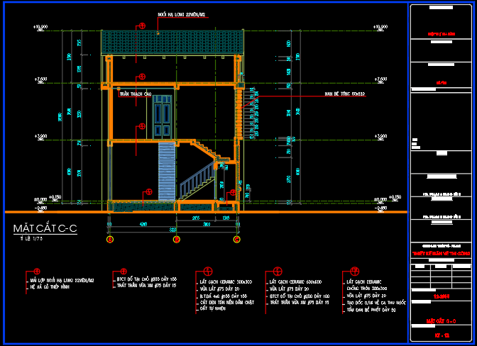 Bản vẽ thiết kế Biệt thự Đức Thọ – Hà Tĩnh