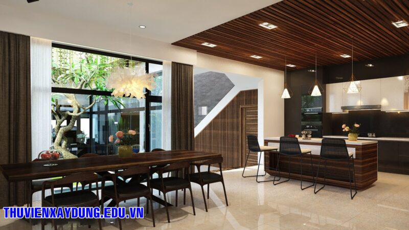 Bản vẽ thiết kế biệt thự nhà chị Ninh – Nhà Trang