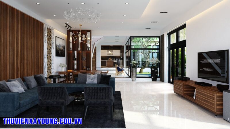 Bản vẽ thiết kế biệt thự nhà chị Ninh – Nhà Trang