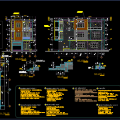 Bản vẽ thiết kế Biệt thự song lập