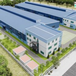 Bản vẽ thiết kế diện tích 16000m2