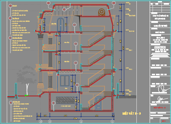 Bản vẽ thiết kế Dinh thự Nam Từ Liêm – HN – Full KT KC điện nước dự toán