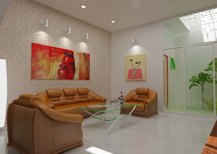 Bản vẽ thiết kế nhà phố 5 tầng KT5x16.3m (Sketchup + Autocad)