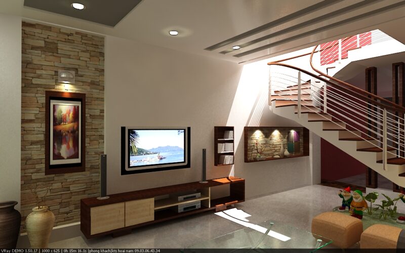 Bản vẽ thiết kế nhà phố 5 tầng KT5x16.3m (Sketchup + Autocad)