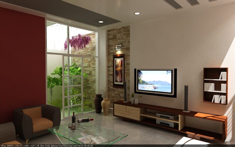 Bản vẽ thiết kế nhà phố 5 tầng KT5x16.3m (Sketchup + Autocad)