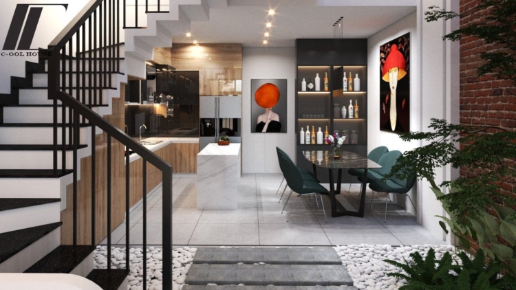 Bản vẽ thiết kế nhà phố 5x18x3 tầng