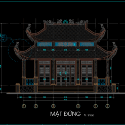 Bản vẽ thiết kế nhà thờ họ