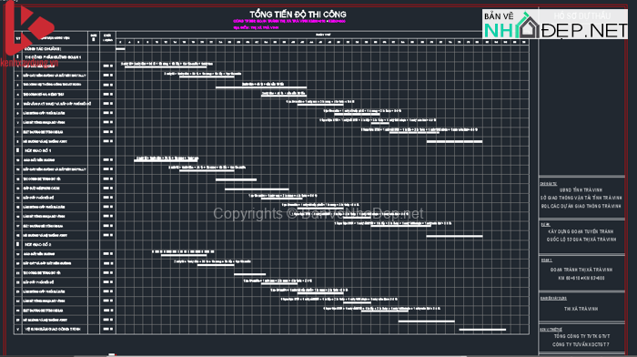 Bản vẽ + Thuyết minh biện pháp thi công đường