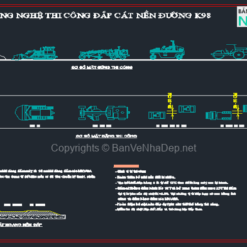 Alternative view of Bản vẽ + Thuyết minh biện pháp thi công đường