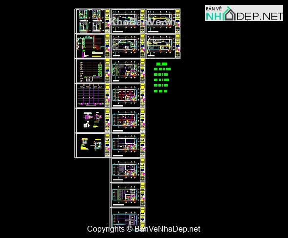Bản vẽ Tòa nhà văn phòng hiện đại 5 tầng nổi, 2 hầm 13x20m file cad KT KC Nước