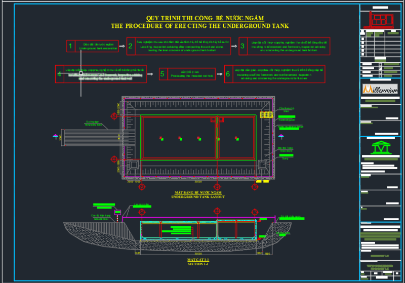 Biện pháp thi công bể nước ngầm