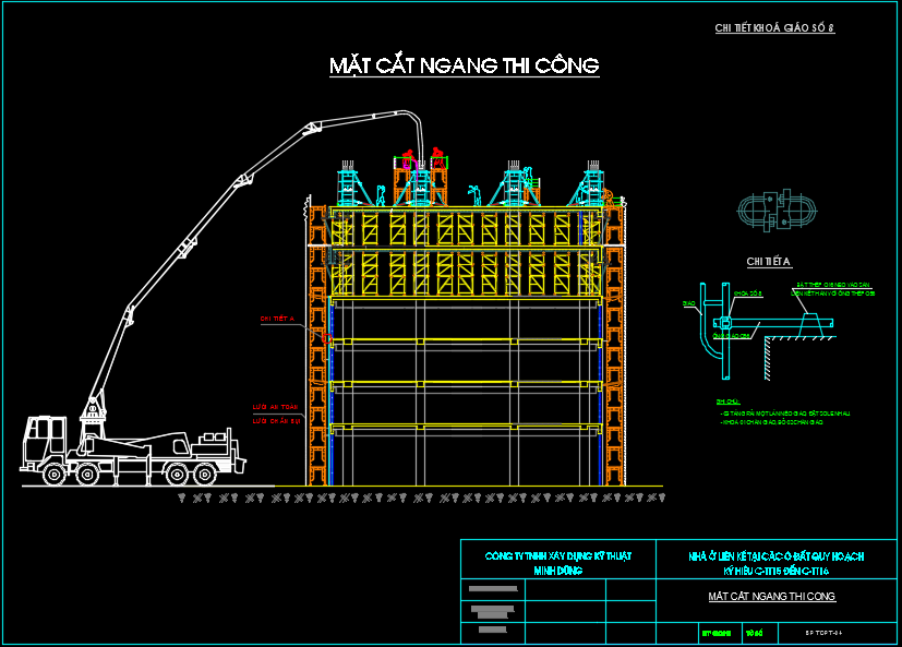 Biện pháp thi công biệt thự và nhà liền kề khu đô thị Văn Phú