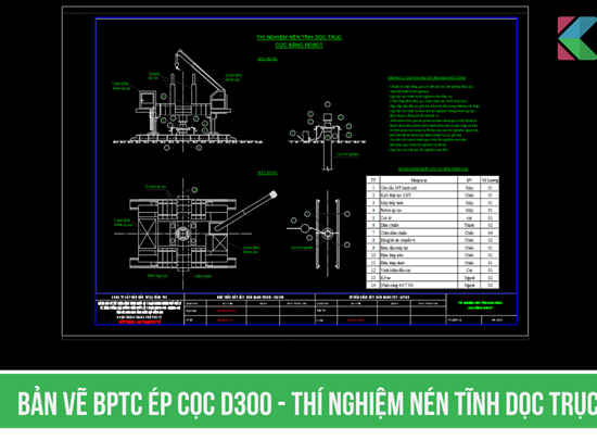 Biện pháp thi công ép cọc D300