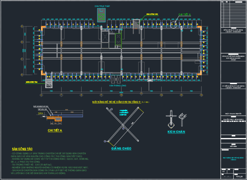 Biện pháp thi công giàn giáo bao che nhà cao tầng