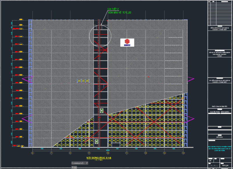 Biện pháp thi công giàn giáo bao che nhà cao tầng
