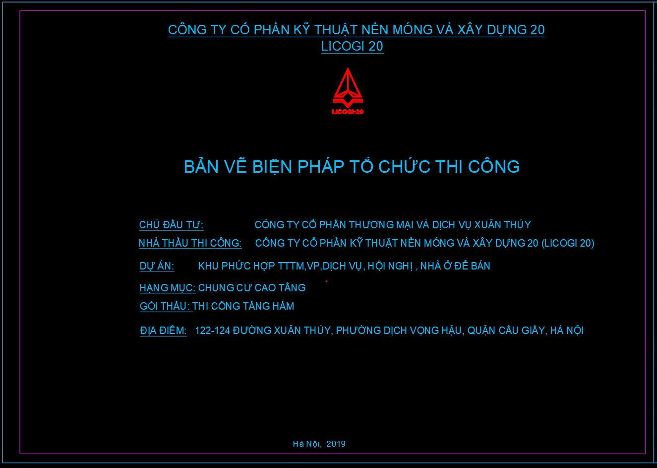 Biện pháp thi công hầm Topdown