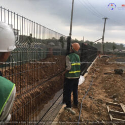 Biện pháp thi công Hàng rào nhà máy Coretronic