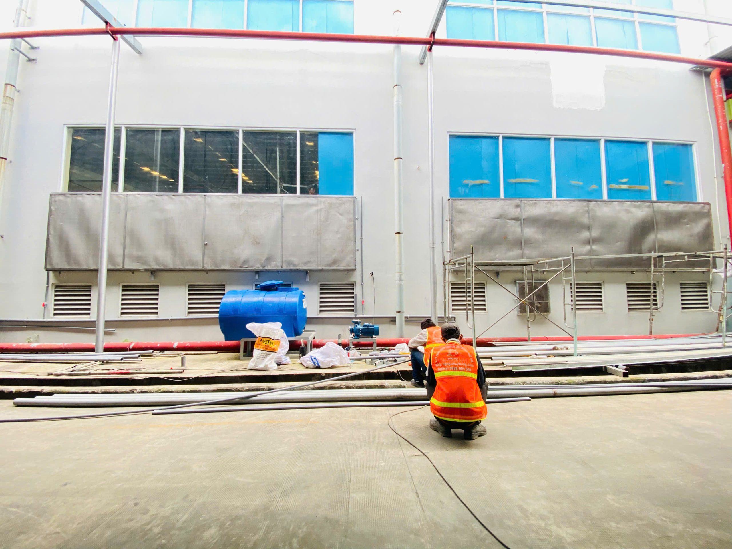 thi công hệ thống làm mát