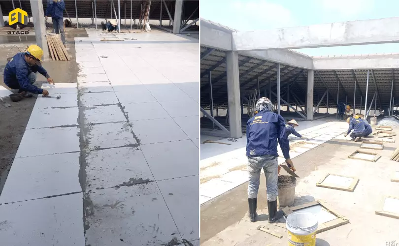 Biện Pháp Thi Công Cán Nền, Ốp Lát Và Thi Công Đá Granite