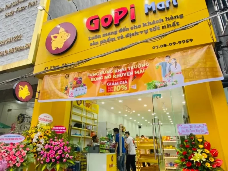 Biện pháp thi công siêu thị Coopmark Trà Vinh