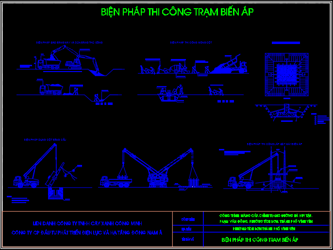 Biện pháp thi công Trạm biến áp