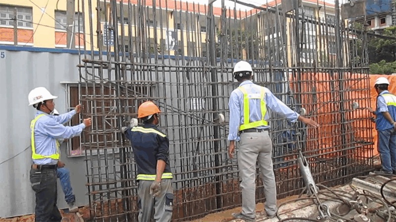 Biện pháp thi công tường vây – dự án Vinhomes Central Park