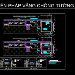 Biện pháp thi công văng chống tường cừ
