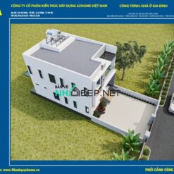 Biệt thự 2 tầng kích thước 13.45x8.3