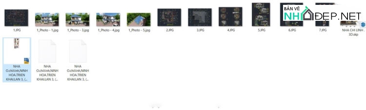 Biệt thự 2 tầng kích thước 13×16.6m mái thái