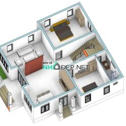 Alternative view of Biệt thự 2 tầng mái nhật 12x12m