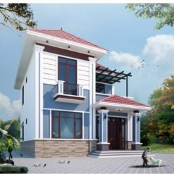 Alternative view of Biệt thự 2 tầng mái nhật,kt8.7x12.4m