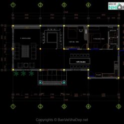 Alternative view of Biệt thự mái nhật 2 tầng kích thước 8.82x17.64m