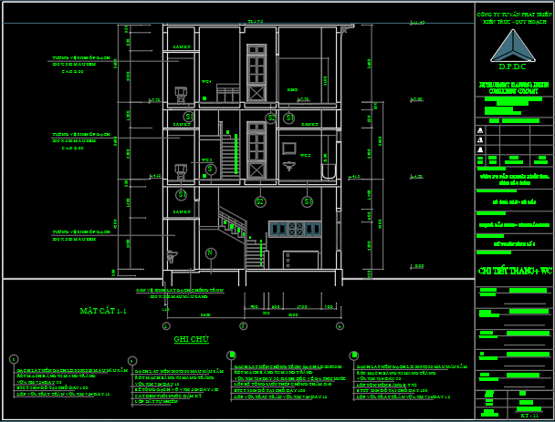 Biệt thự nhà dân KT 6x15x4 tầng